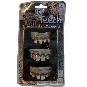 Zombie Teeth by Forum Novelties 3pc New